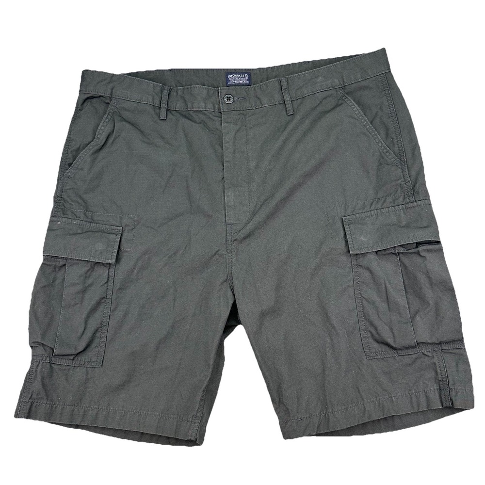 Levi's Men's Black Khaki Cargo Shorts Size 42 Ripstop Hiking Gorpcore